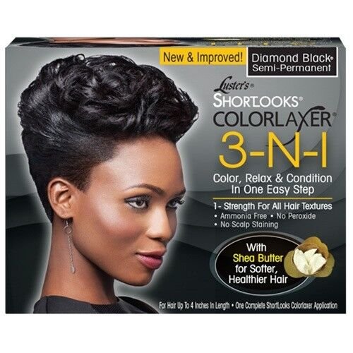 Pink ShortLooks Color Relaxer Kit Black